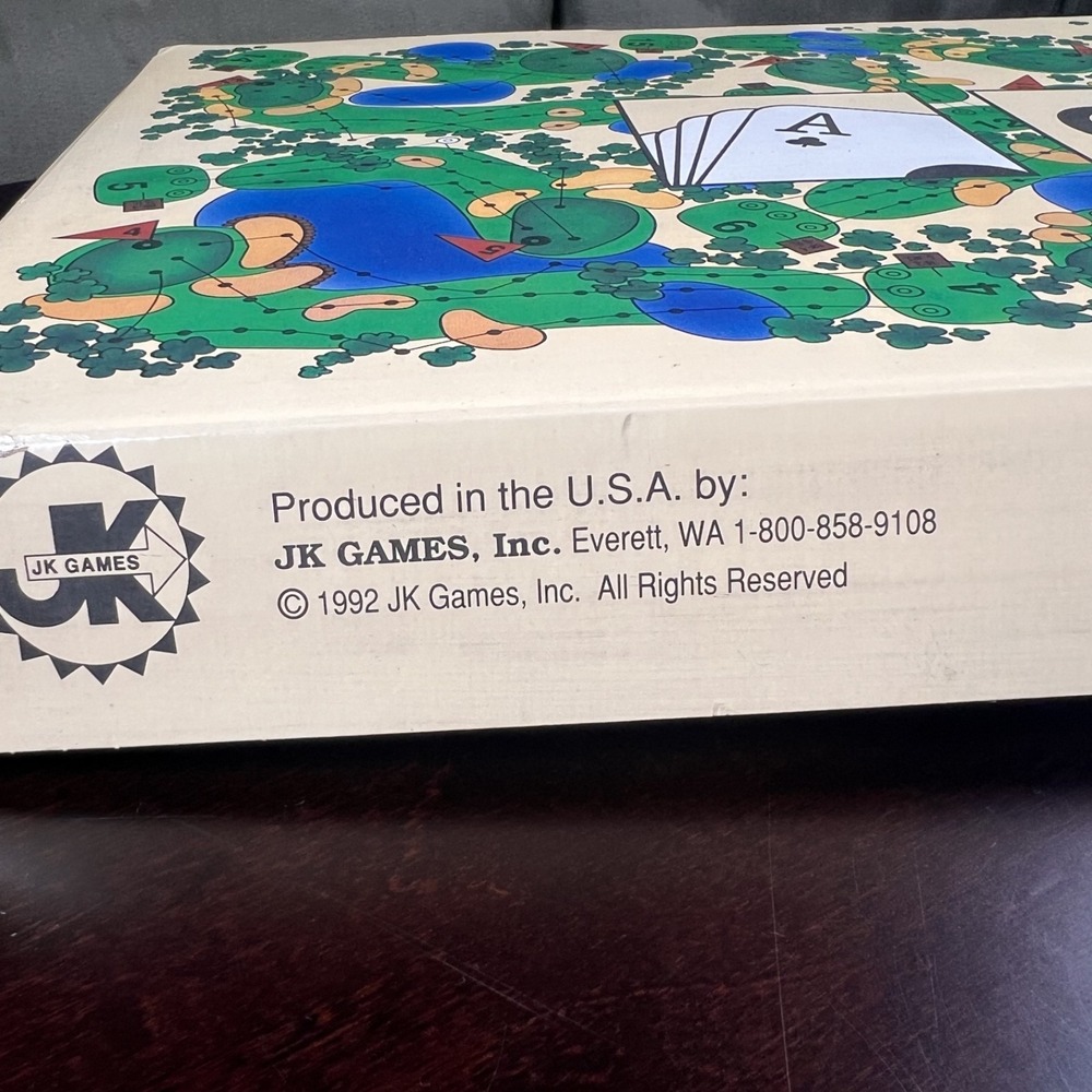 VTG  CribbGolf 1992 Board Game JK Games Complete 100% Cribbage Golf Retro Coffin - Picture 10 of 16